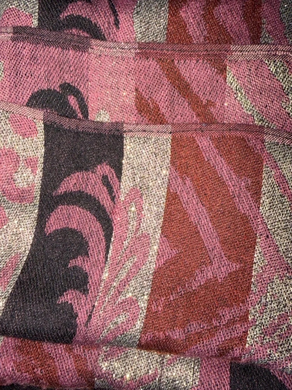 Pashmina Silk Scarf Wrap Shawl Reversible Boho Fringe Luxury Poncho Festival OS
